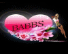 babb heart tat pink