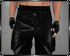 |Black Leather Pants