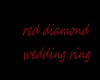 gold/red diamond ring