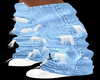 Blue Frayed Boots S4