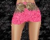 {S} Pink Lace Shorts