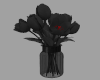 Goth Black Tulips