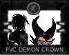{E} PVC Demon Crown