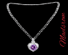 Silver Purple Necklaces