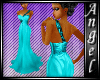 L$A Florence Teal Gown