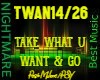 L-TAKE WHAT U WANT&GO/2