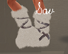 Cream Fur Boots