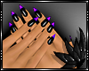 Purple Tip nails