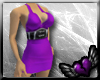 AoP Mini Dress Purple