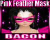 Pink Feather Mask