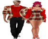 Couples Red Plaid