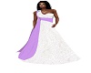White n Purple Dress