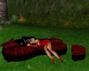 Red Hangover Couch