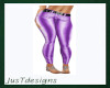 JT Satin Jeans in Lilac