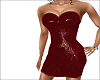 Snake Skin Dark Red Dres