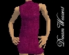 Burgandy Velvet Dress