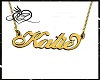 Katie Gold Necklace F*