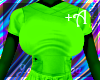 Scrub top +A green