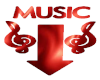 Fire Red Music Sign