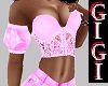 GM Lace Bodice Pink