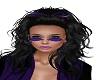 Black Purple Bow