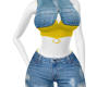 DENIM SET W/YELLOW TOP