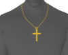 Cross Necklace Gold