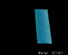 Aqua Blue Gliiter Runner