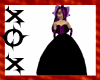 Black & Purple Gown