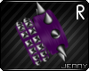 *J Punk spikes Purple R