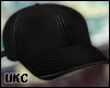 UKC Black Leather Cap
