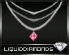 L™ SS Diamond Nck{Pink}