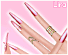 Pink Glam Nails