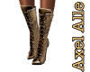 AA Tan Lace Up Boots