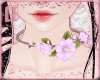 |H| Lilac Flower Choker