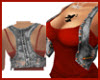 VESTED TANK RED