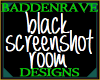 Black screenshot room