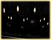 Long Black Candle Tray