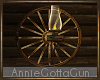 Rustic Wagon Wheel Lamp