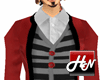 [HN]Grey n Red sweater