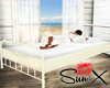 [Sx]white iron frame bed