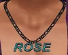 Rose turquoise necklace