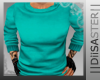 [D] Sweater turquoise M: