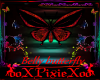 belly butterfly red