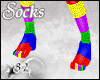 *82 Toe Socks - Rainbow