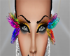 Colorful feather Lashes