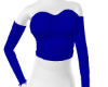 Blue Busty Top