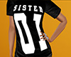 Sister 01 Shirt Black (F)