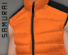 #S Puffer Vest #Orange