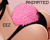 !!D Bunny Tail Pink
